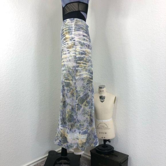 Yoshiki Hishinuma Midi Skirt Pleat Heat Crinkle Shibori - Picture 3 of 12